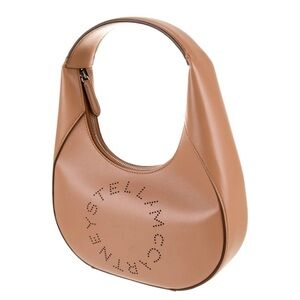 Stella McCartney Logo Tan Hobo Bag